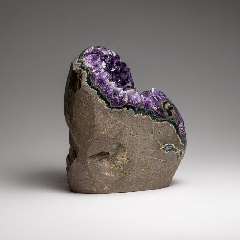 Genuine Amethyst Crystal Cluster From Brazil (3.1 Lbs)