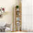 Rattan Corner Bookshelf Stand-1779104284