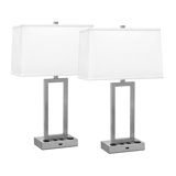 Rugged Rectangles Metal USB Lamp