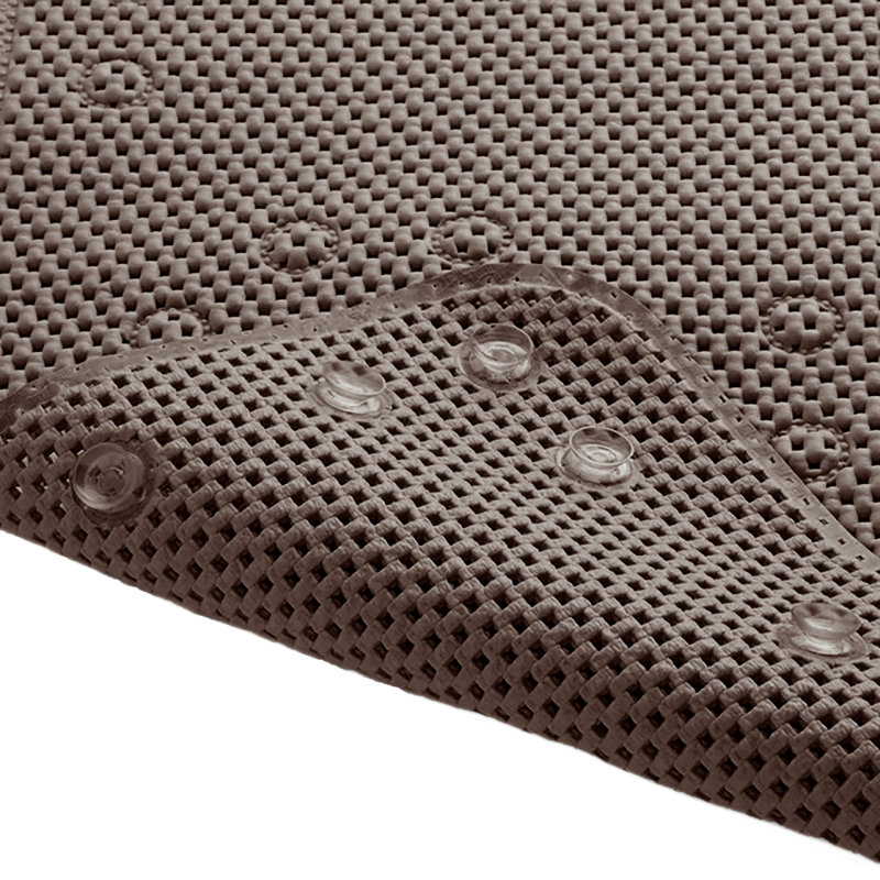 Aalasia Foam Non-Slip Shower Mat, Brown