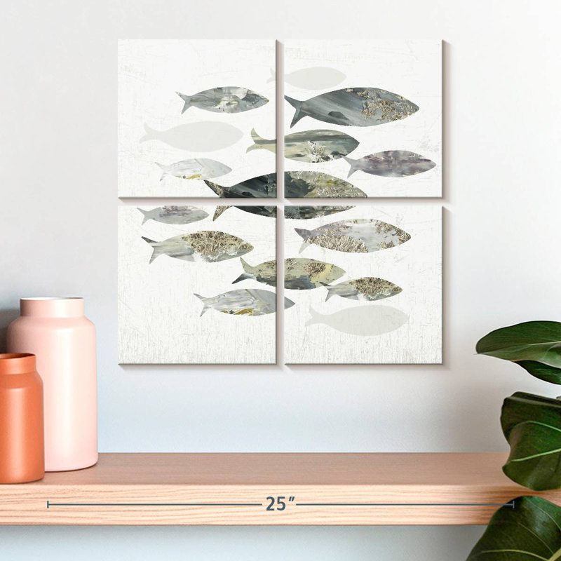 Brampt Gone Fishing I, 57" H x 57" W