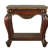  Transitional 24" Oak Solid Wood End Table with Shelf