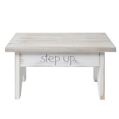 Mangta Solid Wood Accent Stool