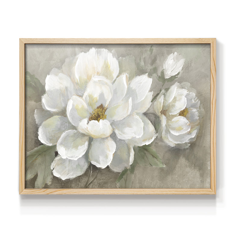 «White Delight», reproduction encadrée, H 8 po x l 10 po, Naturel