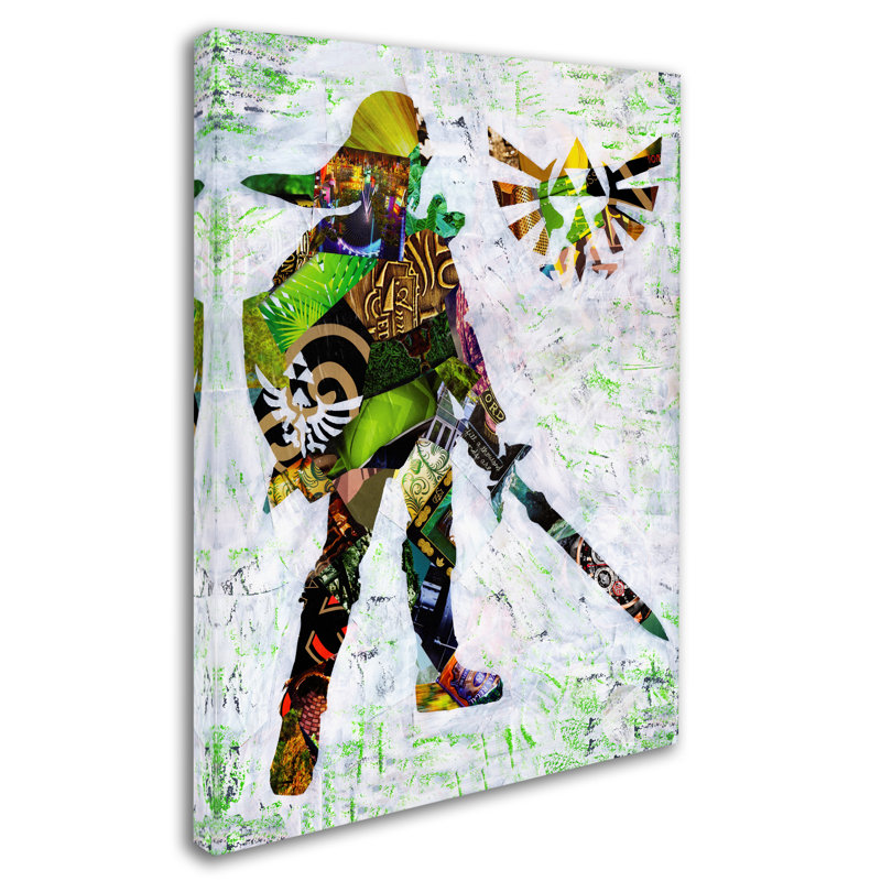 Art sur toile Aylinn «Zelda 4», H 32 po x l 24 po