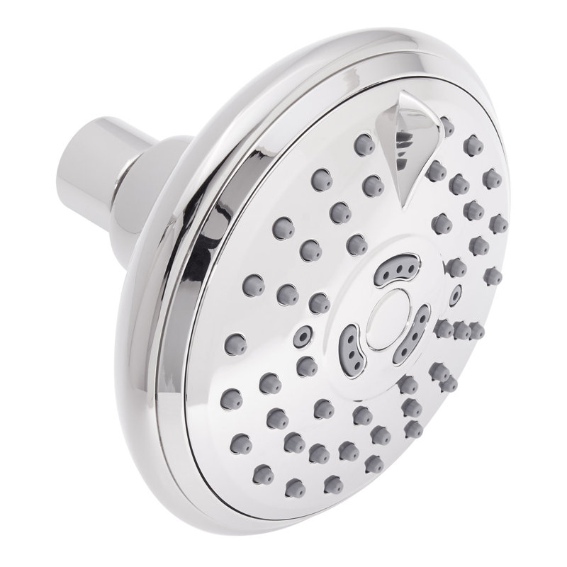 Round Multifunction Shower Head 1.8 GPM, Chrome