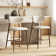Westhampton Upholstered Counter Stool with Solid Metal Frame