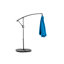 Parasol de patio de 10 pi avec système à manivelle facile et housse bleu foncé - adapté au bord de la piscine