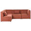 Chanita 4 Seater Corduroy Corner Sectional-1666303127