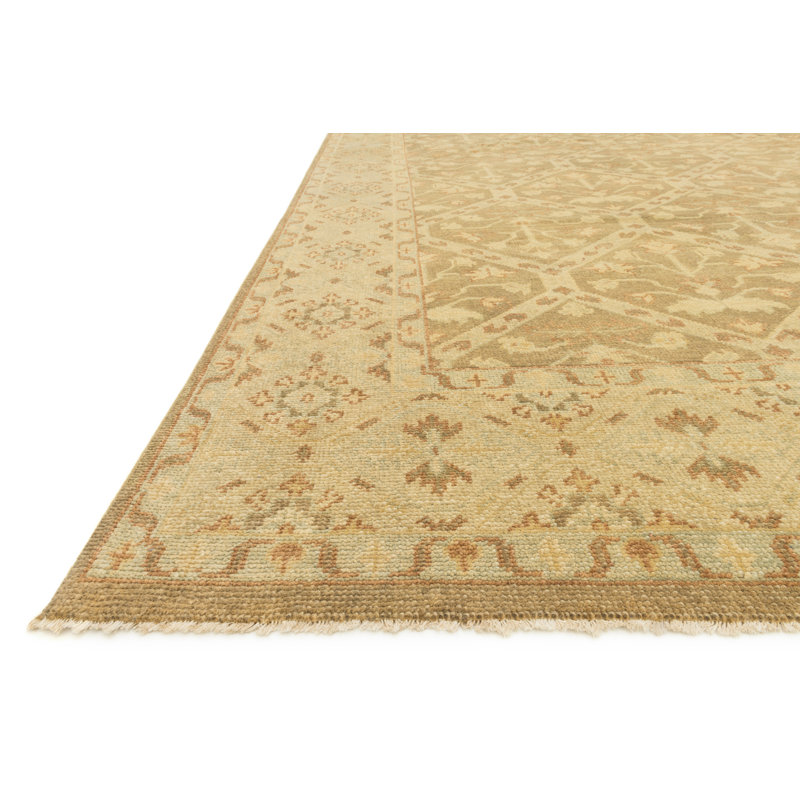 Kirtley Wool Oriental Indoor Rug, Rectangle 9'6" x 13'6"