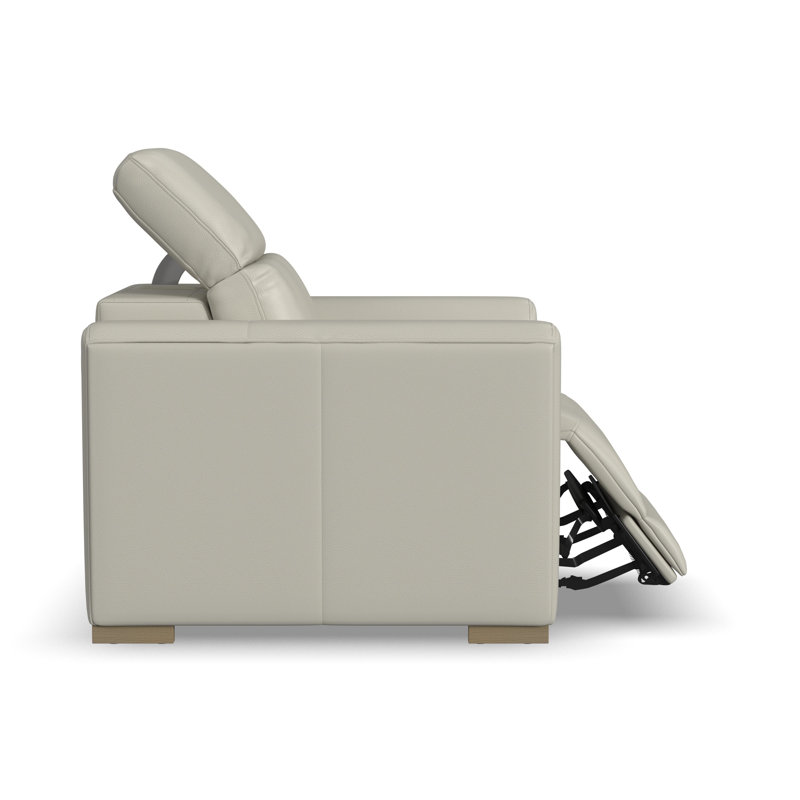 Celeste Power Recliner With Adjustable Power Headrest, Cream