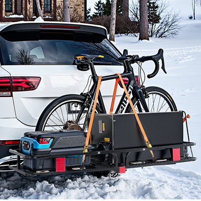 Porte-bagages avec filet d'attelage 500 lb
