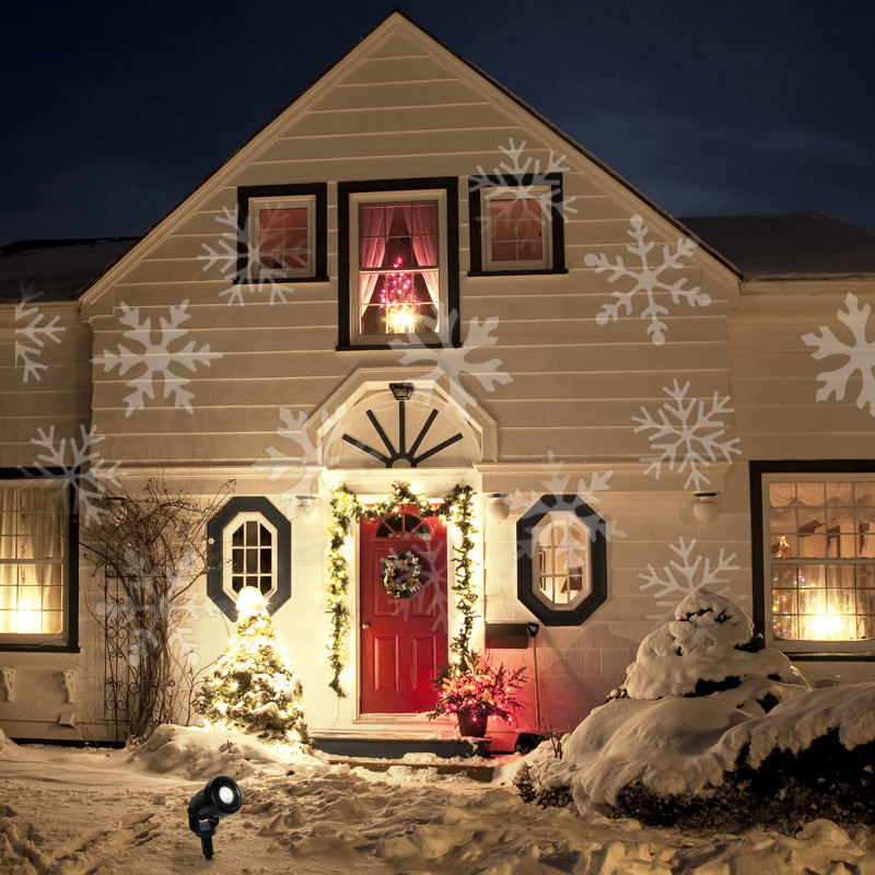 Présentoir lumineux de Noël rotatif