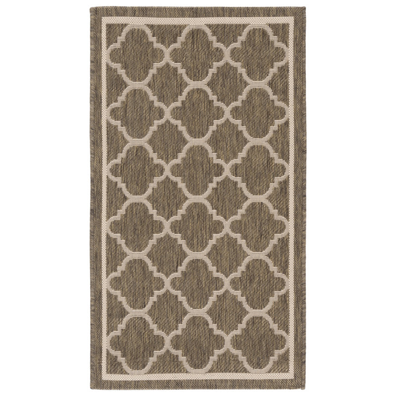 Tapis intérieur / extérieur Arneshia, Rectangle 2 pi x 3 pi 7 po