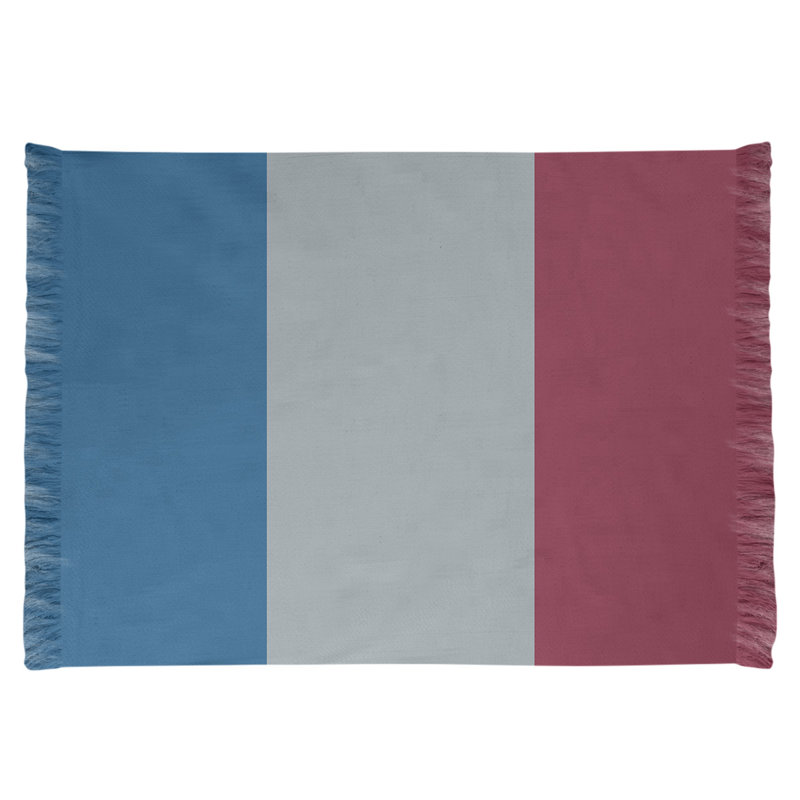 Tapis bleu à rayures de hockey national, Non