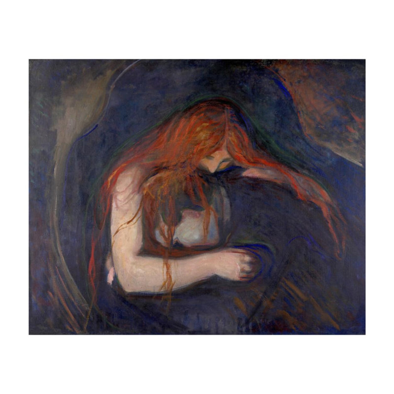 «Vampire» par Edvard Munch - estampe numérique, H 16 po x l 20 po
