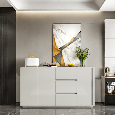Armoire décorative moderne avec rangement simple