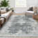 Machine Washable Area Rug for Living Room Vintage Bedroom Rug Non Slip Throw Rugs Soft Non Shedding Low Pile Stain Resistant Carpet for Dining Room