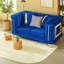 Causeuse luxueuse de luxe avec garniture en velours 69 pouces