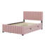 Lit plateforme double avec lit gigogne-107233599