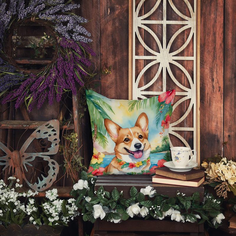 Coussin décoratif intérieur / extérieur Autre / Sans motif, H 14 po x l 14 po