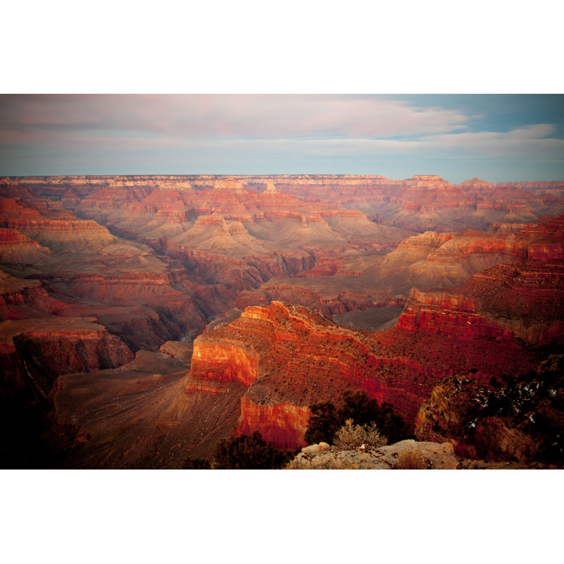 Grand Canyon At Sunset - Wrapped Canvas Print, 30cm H x 46cm W x 3.8cm D