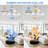 Aadvik 42" Retractable Ceiling Fan with LED Lights and Remote, 6-speed Reversible Fan-403903998-408065379