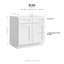 Armoire de cuisine 3 tiroirs Modern-137139580