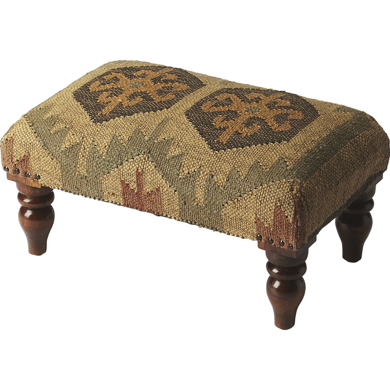 Solid + Manufactured Wood Accent Stool, Multi