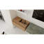 30" Bathroom Vanity Cabinet - Soft Close, Float Mounting, Imitative Oak Finish Close Drawer, Modern Mounting