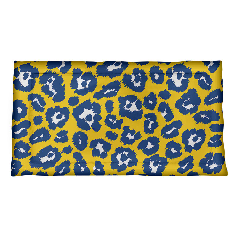 Polyester Animal Print Sham Set, Standard, Polyester, Gold