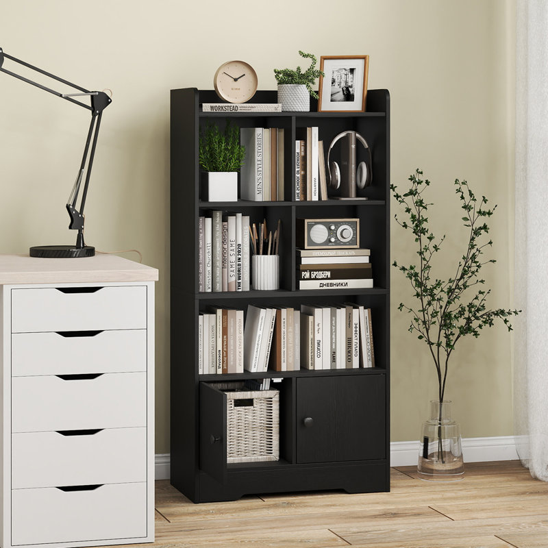 120cm H x 60cm W Book Cabinet Bookcase, Black