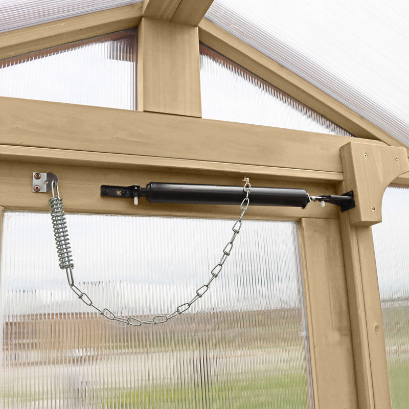 Yardistry Meridian Greenhouse, 94.8" H x 96" W x 117.6" D