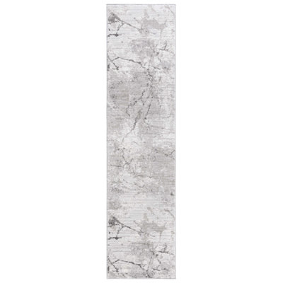 Tapis gris tissé à la machine