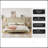 Solid Wood Platform Bed With Rattan-1179059778