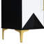 Armoire moderne avec construction - tablettes spacieuses et motif triangulaire chic à quatre portes polyvalent-2095277525-2095277526