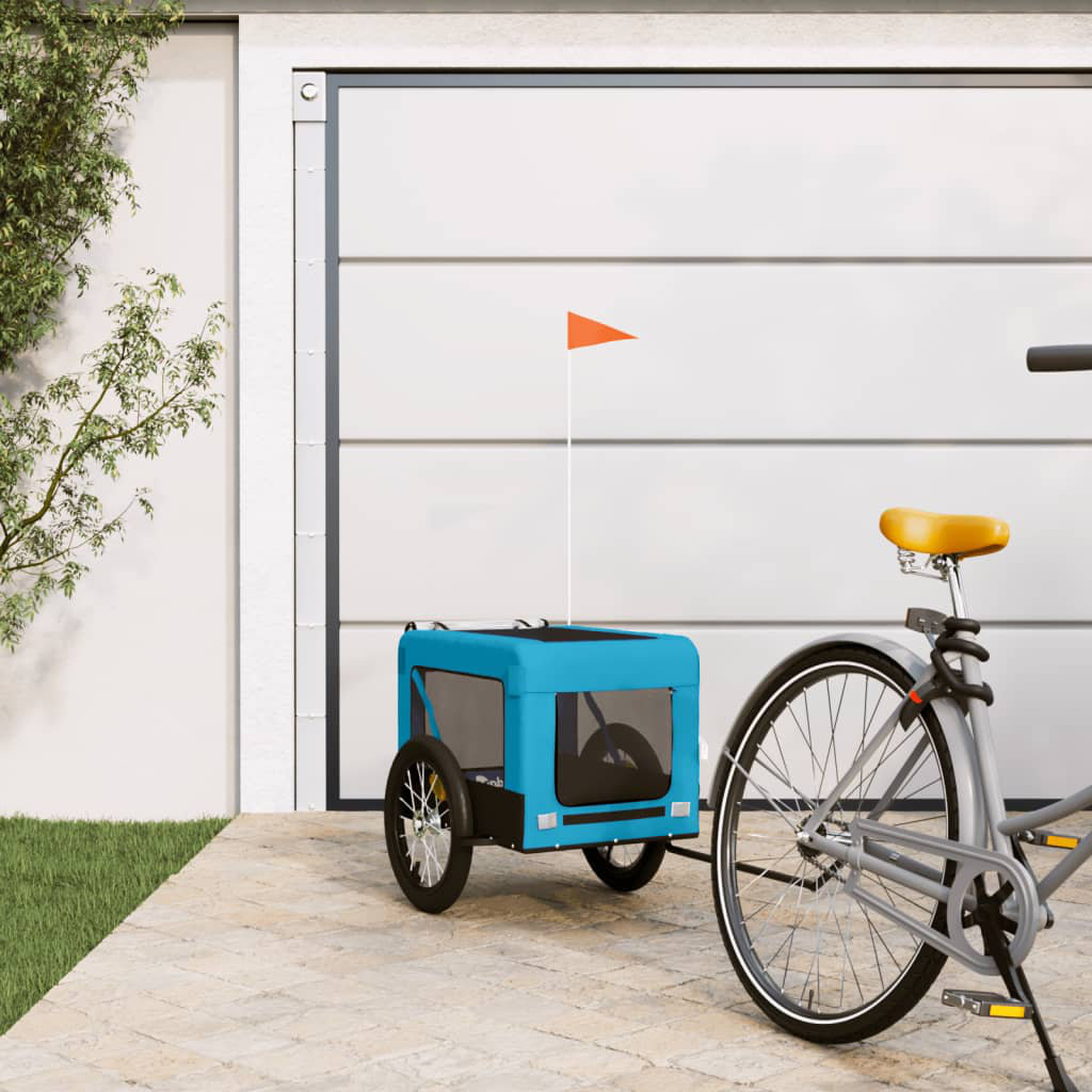 Pet Bike Trailer Oxford Fabric and Iron