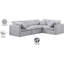 Canapé modulaire de coin rembourré 4 pièces Itala-94482390