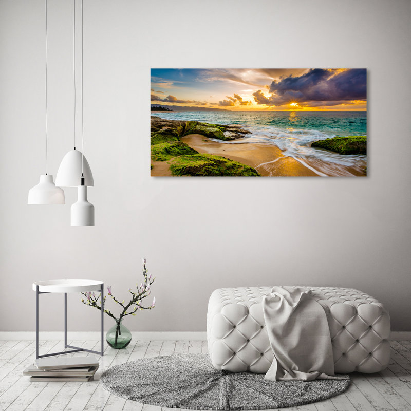 Sunset Sea - Wrapped Canvas Print