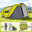Tente de camping automatique pour 4 personnes avec portes sac de transport-124356154