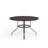 La Jolla Round Outdoor Dining Table Umbrella Hole , 48 " W 48 " D