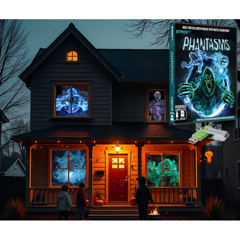 Décoration numérique d'Halloween AtmosFX sur USB - Fantasmes