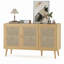 Buffet buffet avec 3 portes en rotin-1864140-21562521