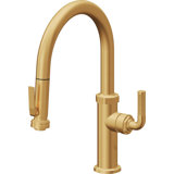 Descanso Kitchen Pull-Down Kitchen Faucet with Squeeze Sprayer - Low Arc Spout