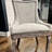 Thickened Fabric Upholstered Wooden Nailhead Dining Chair（Set of 4）-310173345