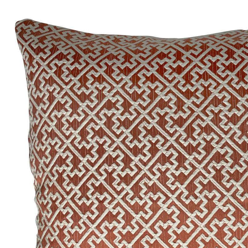 Coussin Sterling, 18 po x 18 po, Rouge