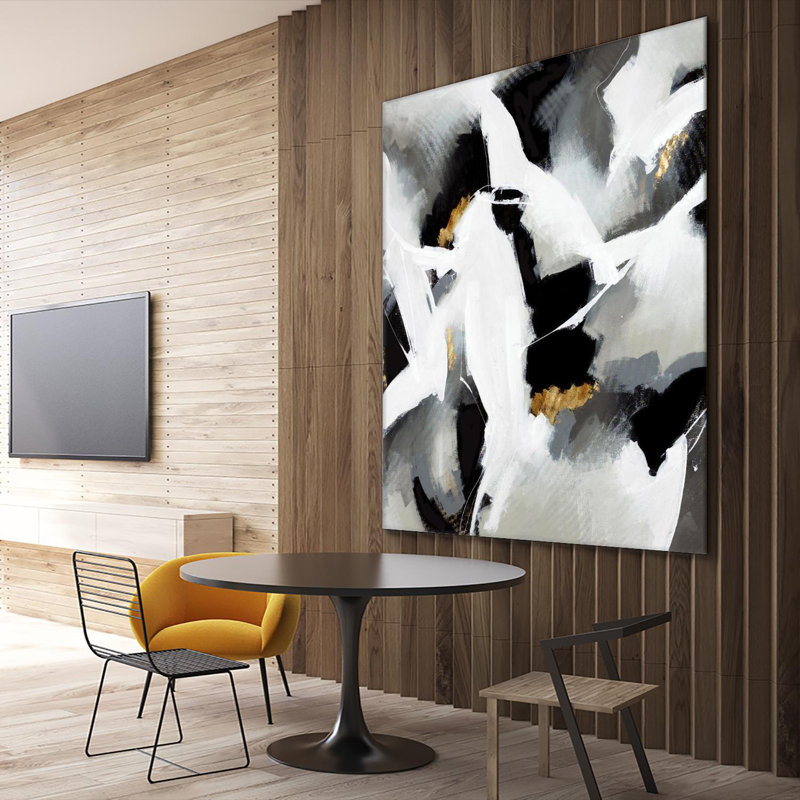 «Driven To Dig In On Canvas» par Daleno, reproduction d'art, H 84 po x l 84 po x P 1,5 po