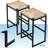 Geral Counter Stool with Metal Frame
