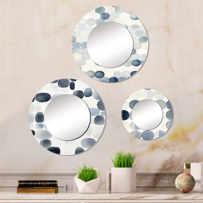 Elizandra Metal Round Mirror