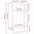 Wall Shelf With Bar - 30X25x65 Cm - Stylish And Functional Storage Solution-1514894492
